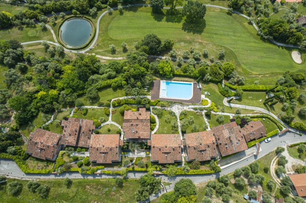 Maisonette mit Terrasse und Pool im Golfresort Bogliaco, Toscolano Maderno