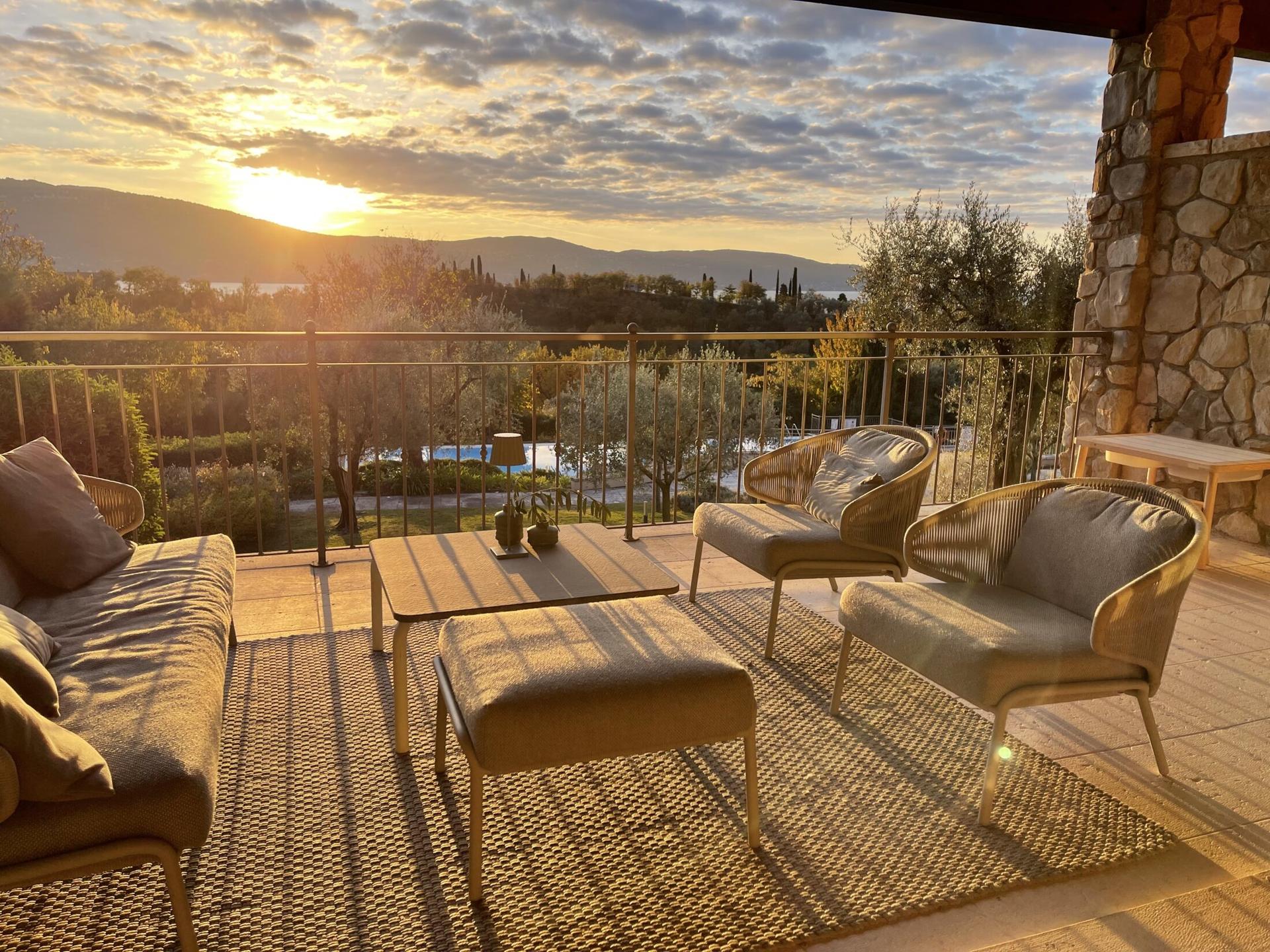 Maisonette mit Terrasse und Pool im Golfresort Bogliaco, Toscolano Maderno