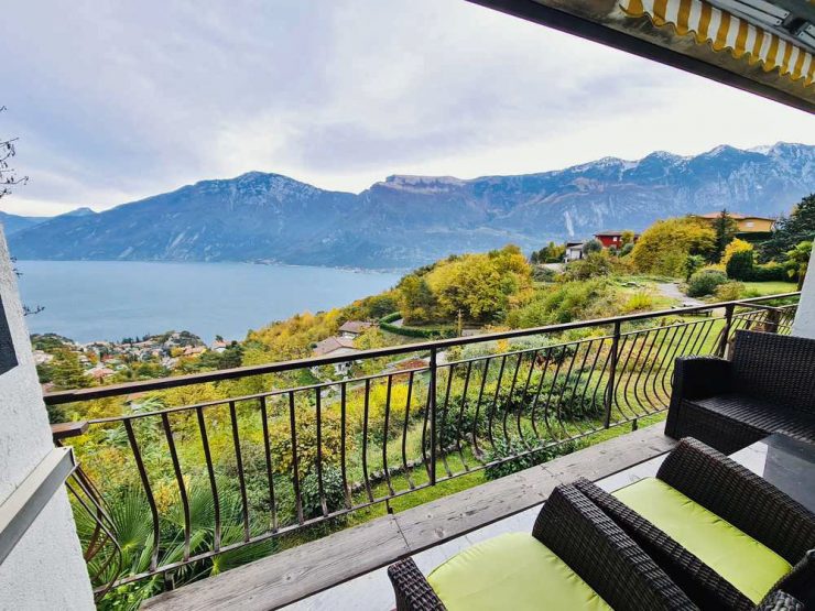 Gemütliche und gepflegte 2 Zimmerwohnung mit Balkon und Seeblick in Tremosine am Gardasee zu verkaufen